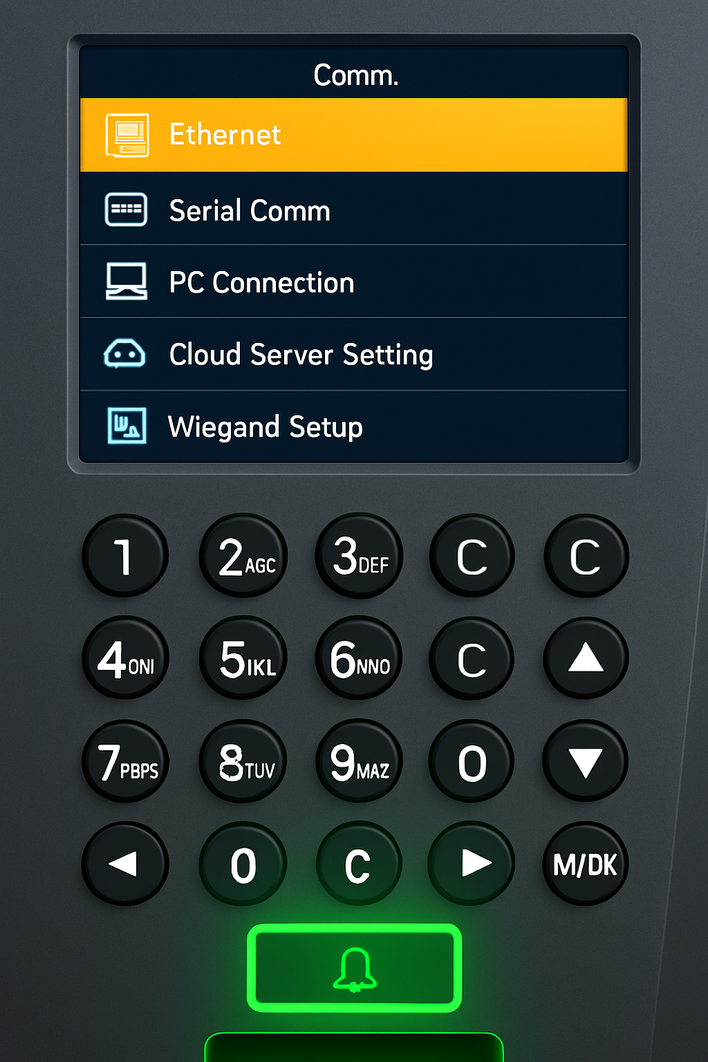 Ethernet Menu
